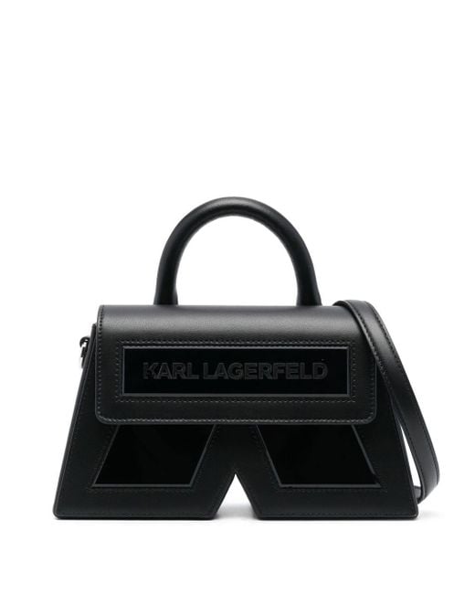 Karl Lagerfeld Essential K Cross Body Bag in Black Lyst