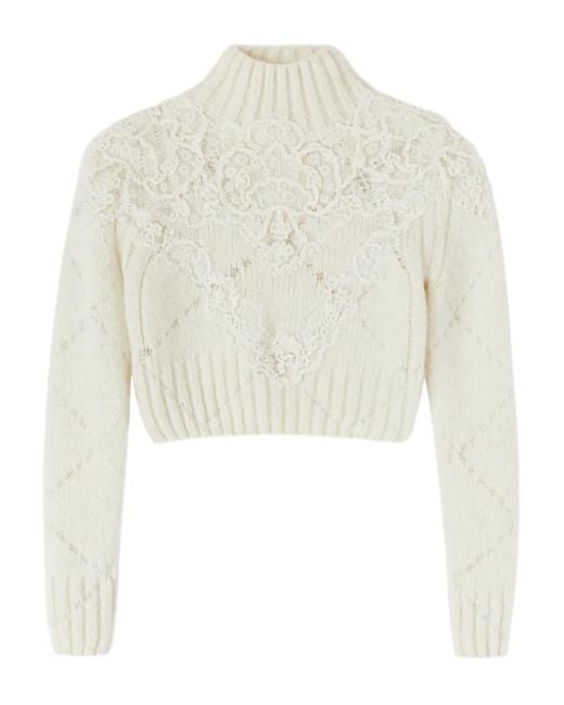 Maglione Con Decorazione di Ermanno Scervino in White