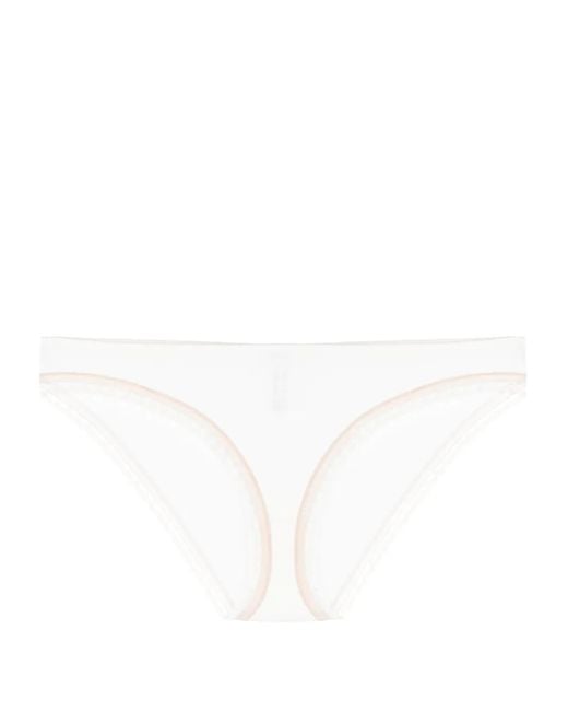 Slip Flash Con Vita Bassa di Eres in White