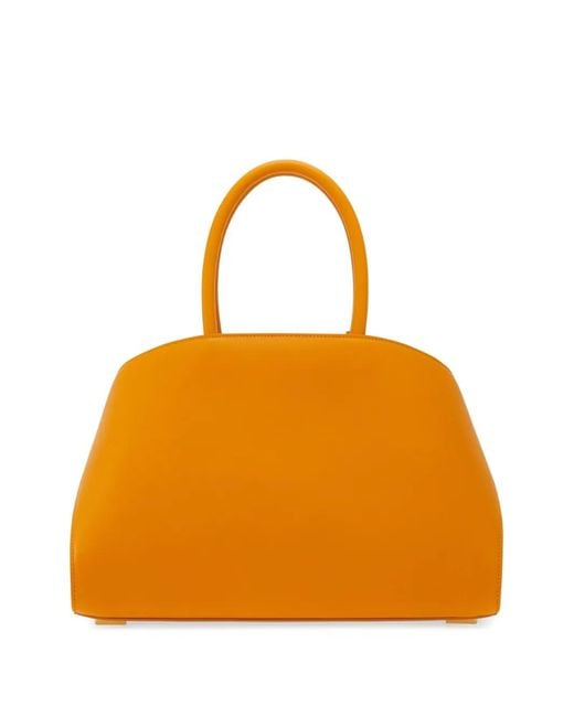 Ferragamo Orange Sac Cabas Shopping Médium