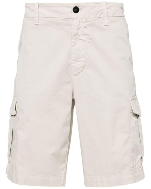 Eleventy Halbhohe Cargo-Shorts in White für Herren