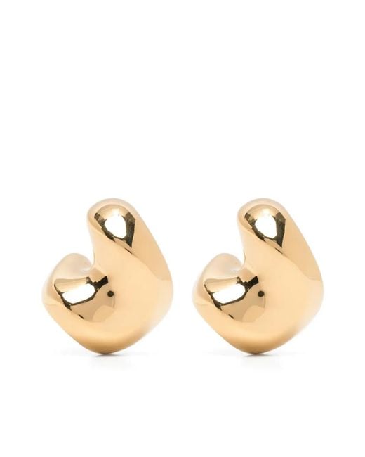 Maria Black Metallic Saddle Medium Earrings