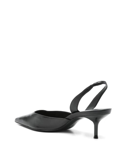 SCHUTZ SHOES Black 60Mm Leather Pumps