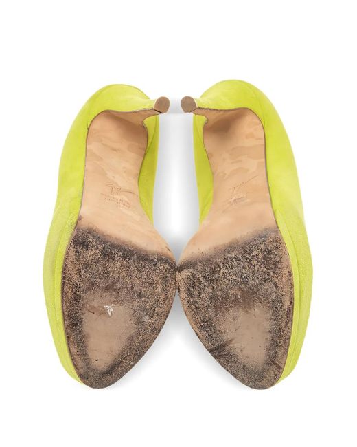 Giuseppe Zanotti プラットフォーム パンプス Yellow