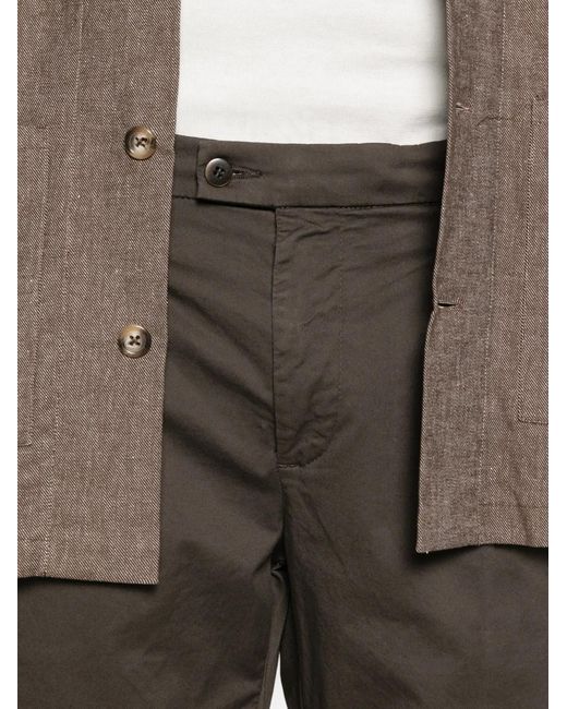 VELA SHOP Gray Pleated Chinos for men