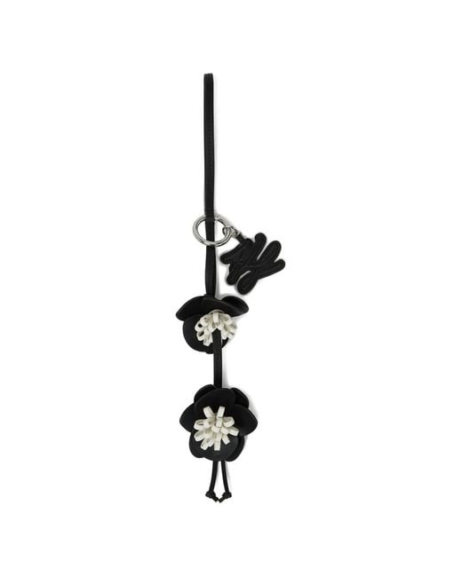 Karl Lagerfeld White K/Autograph Orchid Keychain