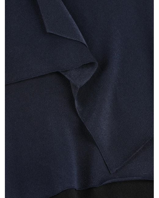 Top Drapeado Sin Mangas Loewe de color Blue