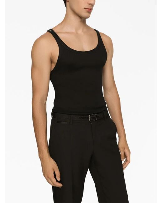 Dolce & Gabbana Black T-Shirts And Polos for men