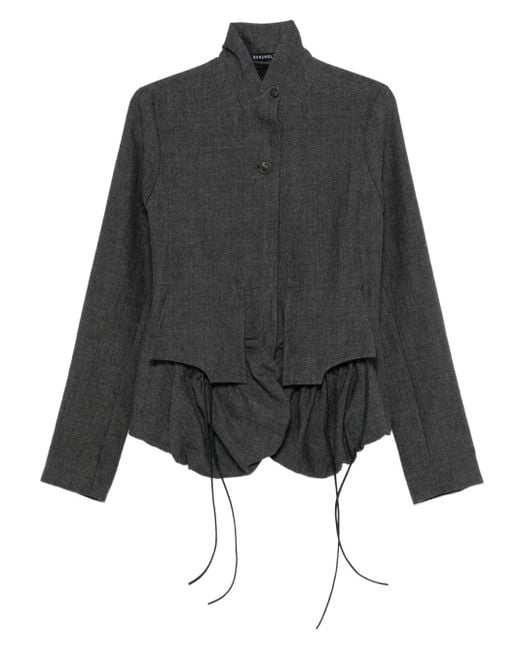 Rundholz Gray Jacke mit Kordelzug