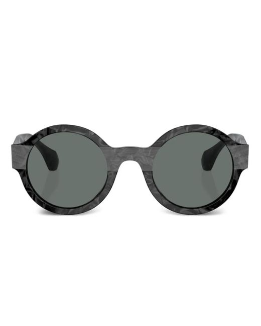 Alain Mikli Gray Round-Frame Sunglasses