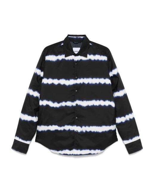 メンズ Aspesi Tie Dye-print Shirt Black