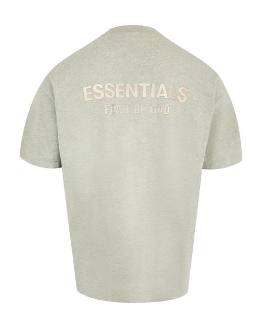 Fear Of God White Logo-Patch T-Shirt for men