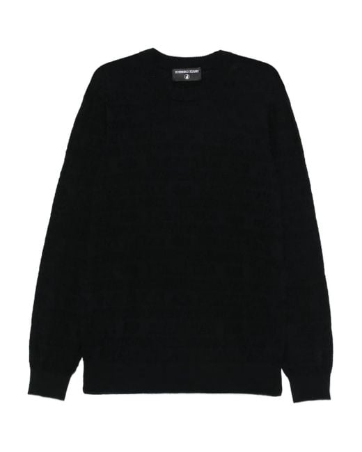 Jersey Con Cuello Redondo Iceberg de hombre de color Black