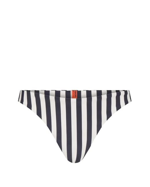 Simon Miller White Bwai Striped Bikini Bottom