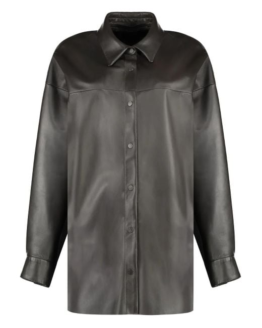 Camicia Con Colletto A Punta di Salvatore Santoro in Gray
