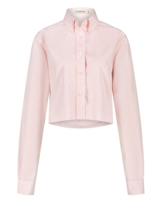 Paramidonna Pink Ida Striped Shirt