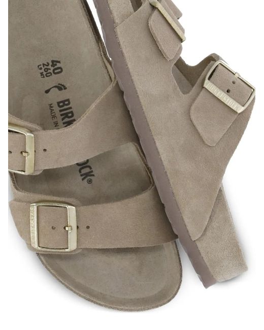 Birkenstock Brown Arizona Buckle-Fastening Sandals