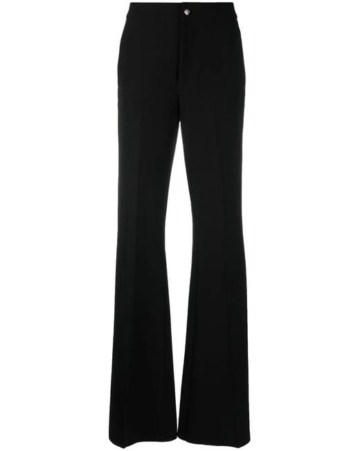 Philipp Plein Flared Broek in het Black