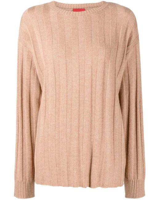 Jersey Millie de canalé Cashmere In Love de color Pink