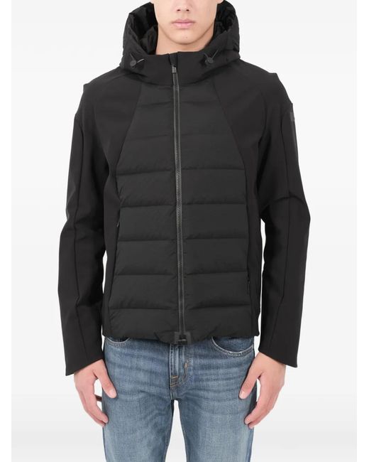 Rrd Black Zip Fastening Hooded Jacket for men