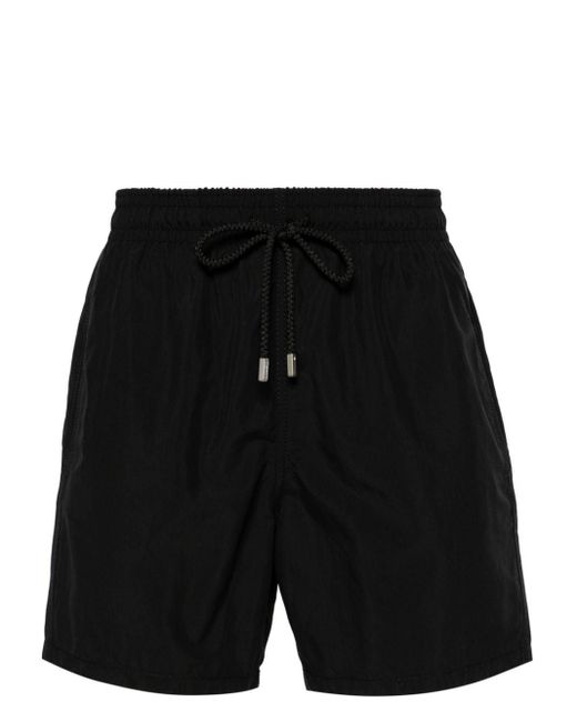 Shorts da bagno con vita elasticizzata di Vilebrequin in Black da Uomo