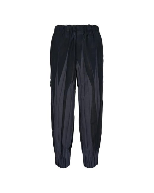 Issey Miyake Blue Pantalon Edge À Design Plissé for men
