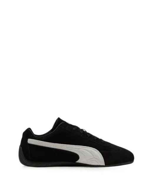 PUMA Black Lace-Up Sneakers