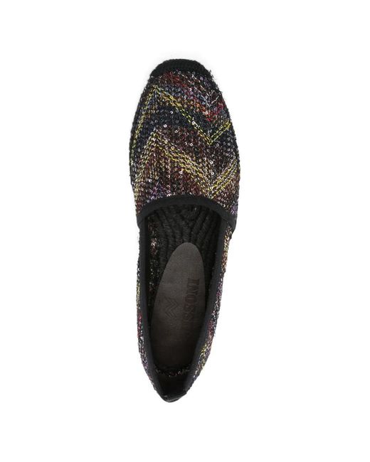 Missoni White Sequin-Embellished Espadrilles