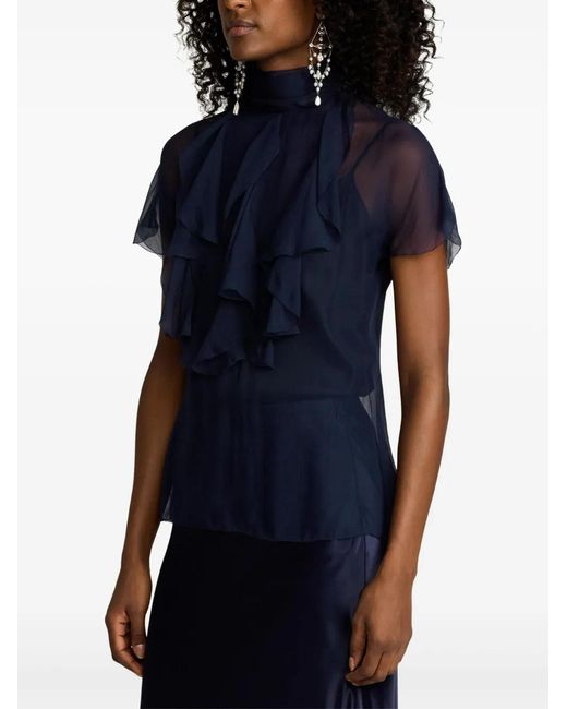 Ralph Lauren Etta Blouse in het Blue