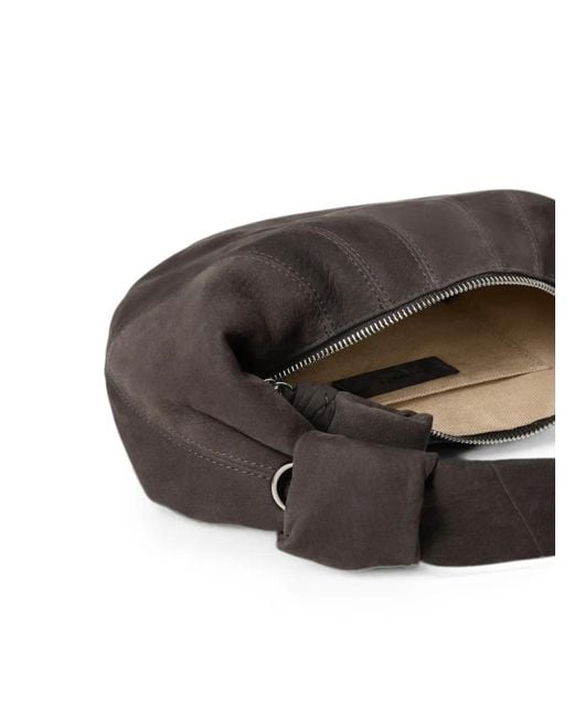 Lemaire Brown Mini Fortune Croissant Bag