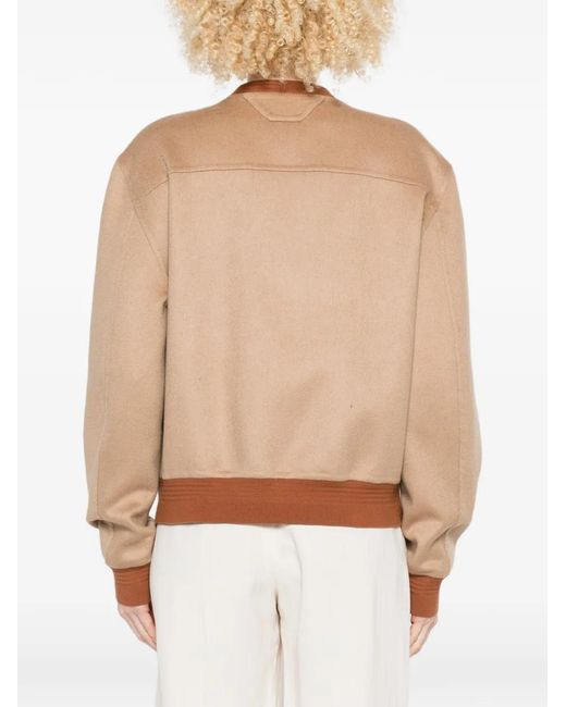 Kiton Natural Patch Pocket Bomber Jacket