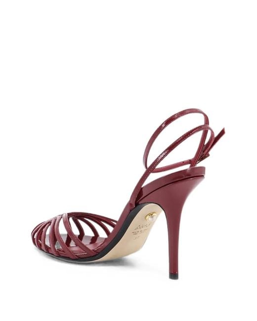 ALEVI Pink Blake Patent Leather Sandals