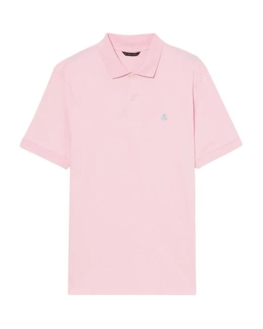 Brooks Brothers Katoenen Poloshirt in het Pink voor heren