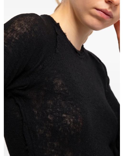 Gudrun & Gudrun Black Barba Knitted Top