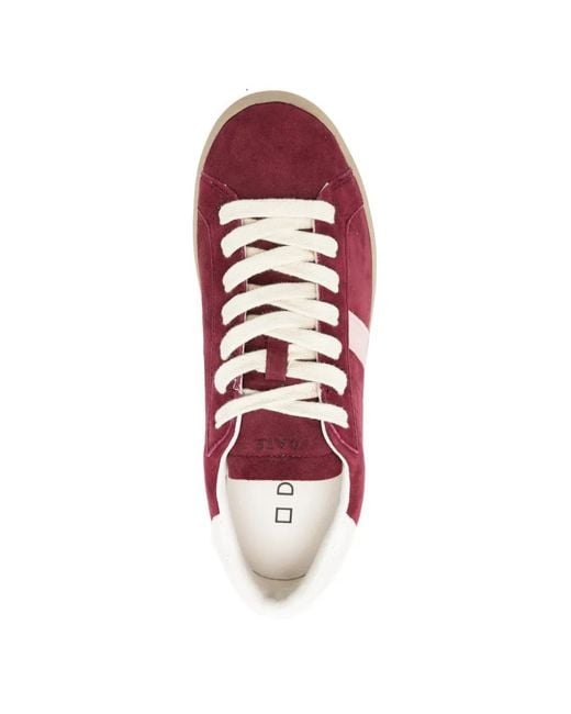 Date Red Hill Low Block Sneakers