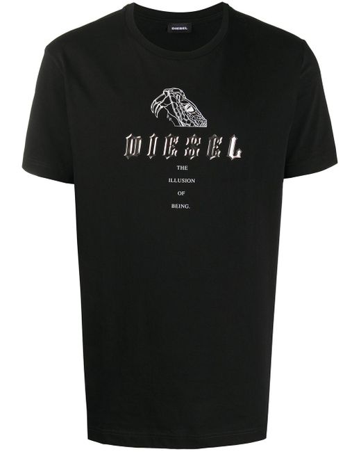T-shirt The Illusion of Being DIESEL pour homme en coloris Black