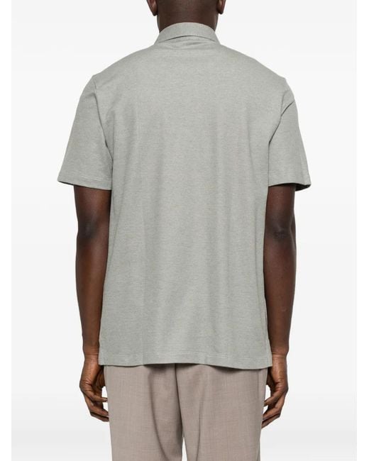 Brioni メンズ グレー ポロシャツ 【公式通販】