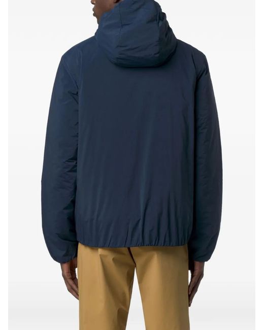 K-Way Blue Jack Hooded Jacket for men