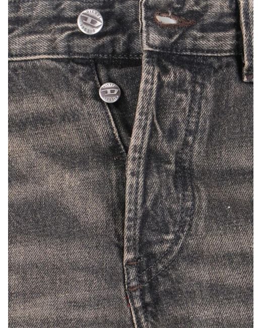 DIESEL Gray Bootcut Jeans for men