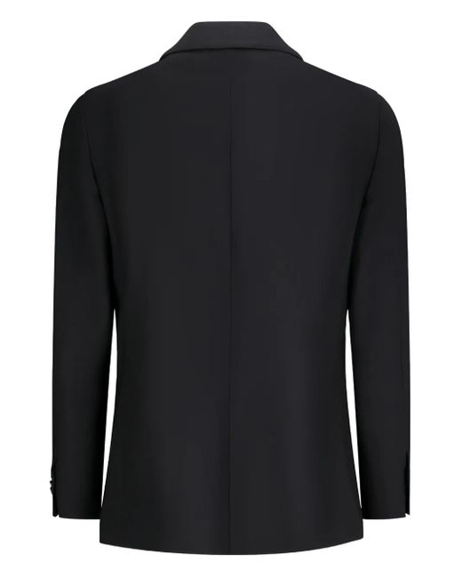 Lardini Black Patch-Pocket Blazer for men