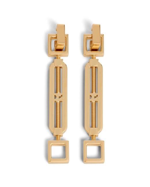 DSquared² Metallic Ohrringe Mit Metallstab