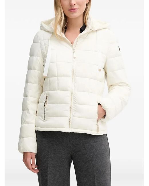 GAUDI White Hooded Padded Jacket