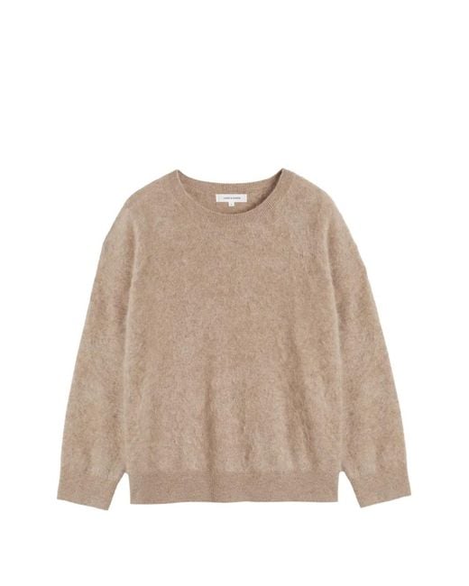 Chinti & Parker Natural Brushed Crew-Neck Sweater