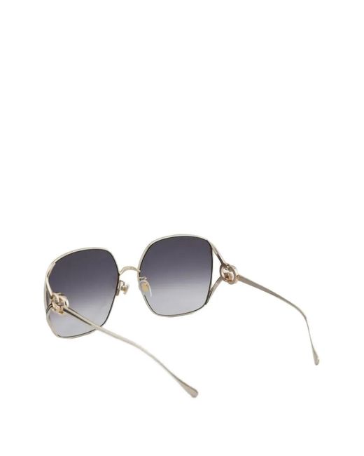 Gucci Gray Interlocking-G Sunglasses