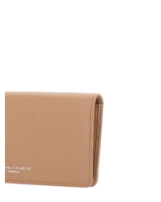 Gianni Chiarini Natural Pebbled Grained Wallet