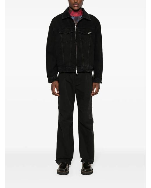 Represent Black Pants for men