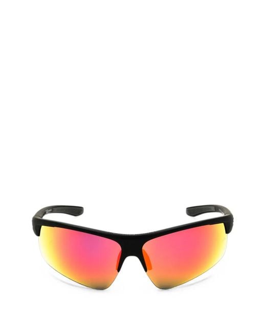 Under Armour Pink Ua Clutch Wraparound-Frame Sunglasses for men