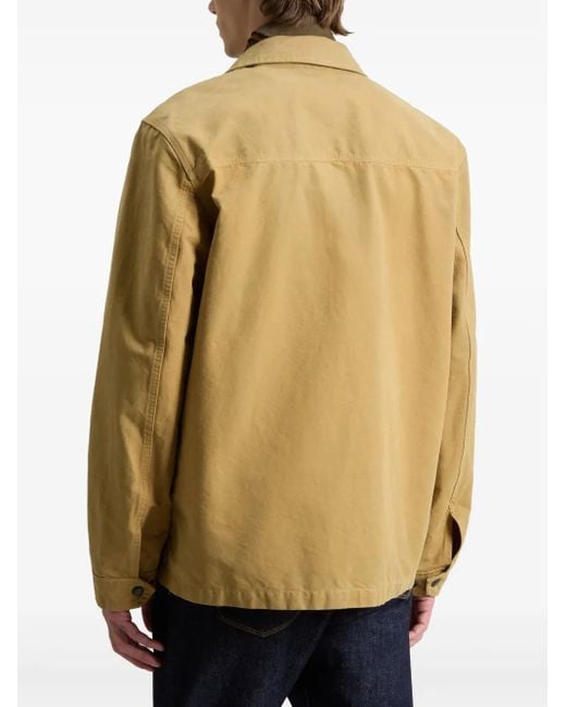 Woolrich Metallic Four-Pocket Overshirt for men