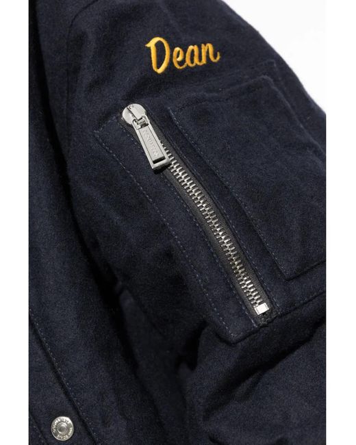 DSquared² Blue Jacket With Logo for men