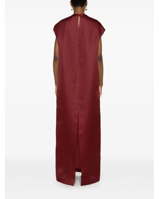 Khaite Red Lohan Maxi Dress